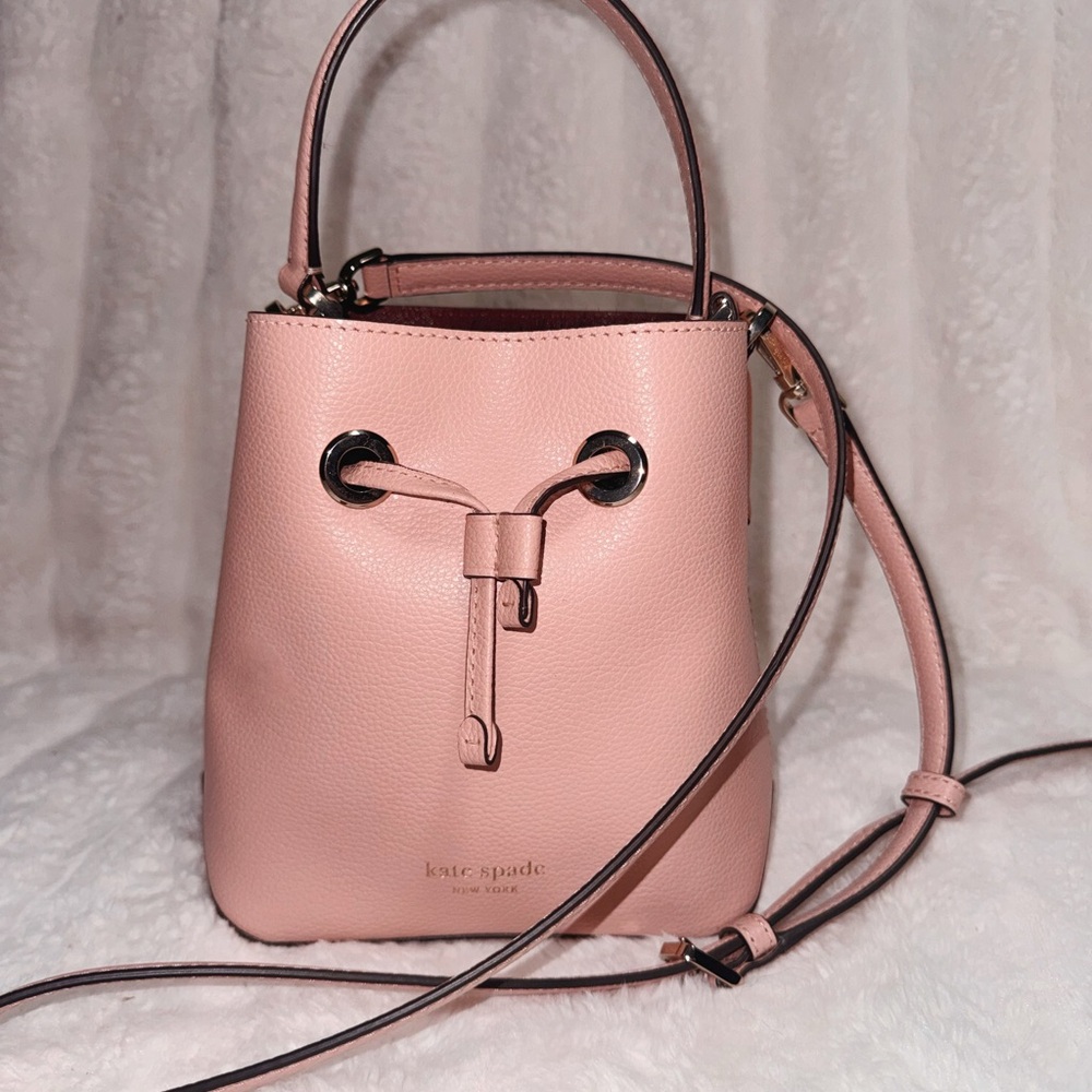 Kate Spade Blush Mini Bucket Bag
